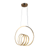 Tronic Chandelier Three Colour LED Light WH 25CL-08-GO-TC