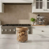 Ocean Pop Jar Stax Brown Lid 500ml 5B02517G9601