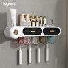 Generic Toothbrush Holder Set Toothbrush Storage Rack Automatic Toothpaste Squeezer Dispenser All-in-One Bathroom Accessories
