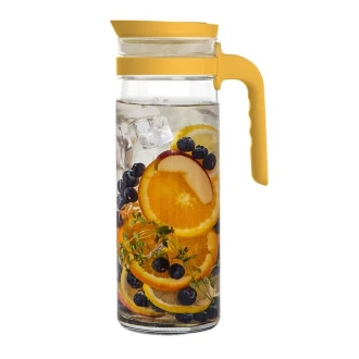 Ocean Jug Terra Pitcher Mimosa Yellow 1390Ml – Stylish Glass Serve Pitcher For Water, Juice &Amp; Cold Beverages 3B2434901G0006