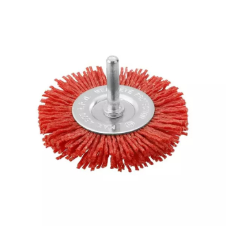 Total Wire Brush Circular 75mm Nylon TAC34035